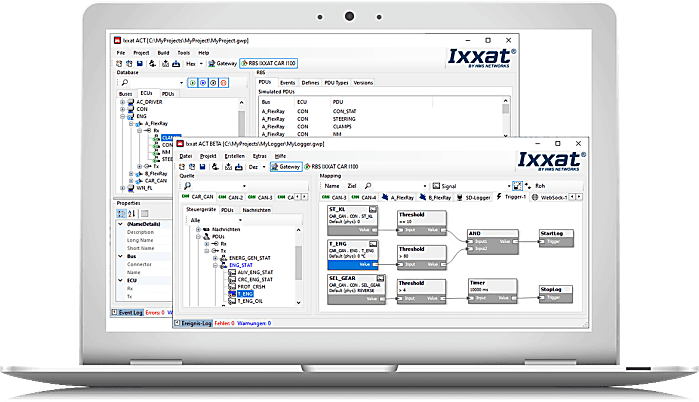 Ixxat Automotive Configuration Tool (ACT)