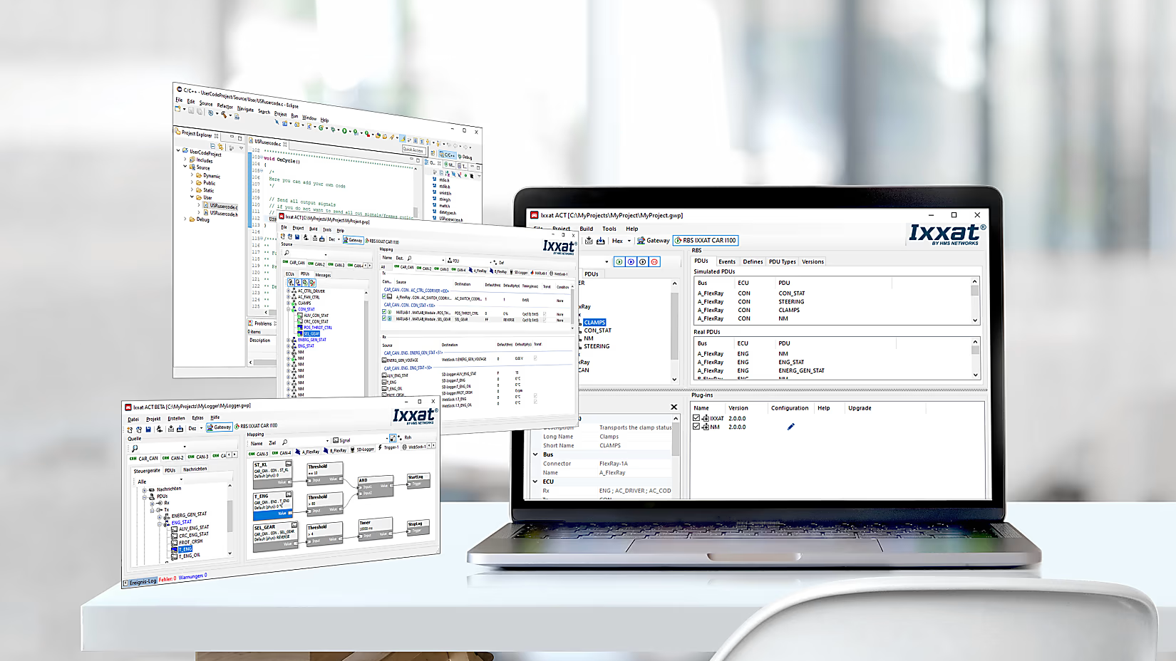 Ixxat Computing Gateways - ACT Overzicht