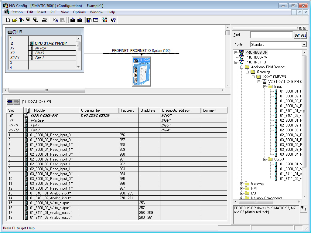 Ixxat CME/PN in Step 7<sup>®</sup>