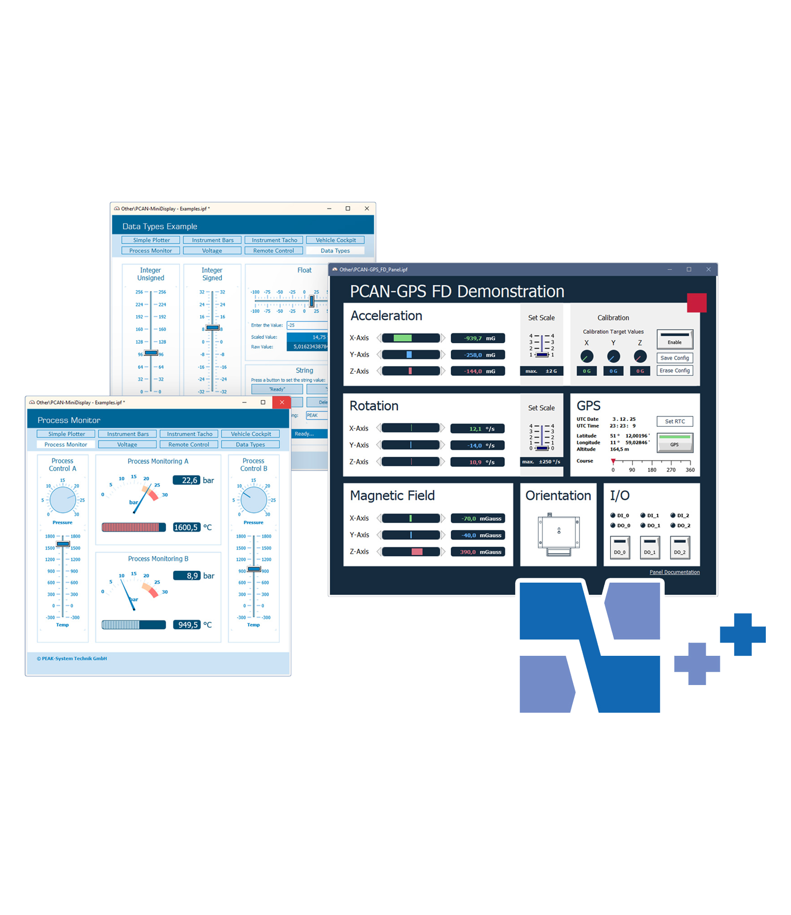 PCAN-Explorer 7: Instruments Panel Add-in