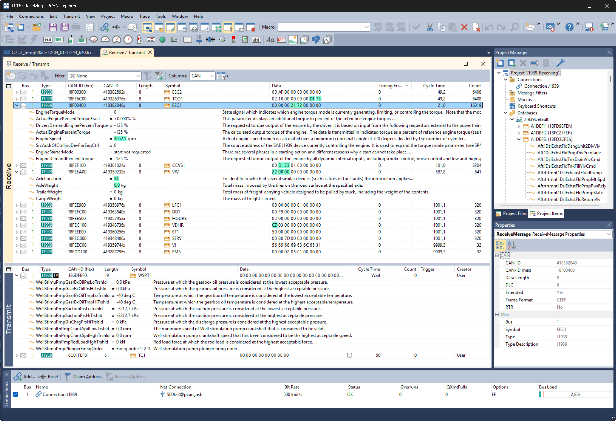 PCAN-Explorer 7 - J1919 Add-in