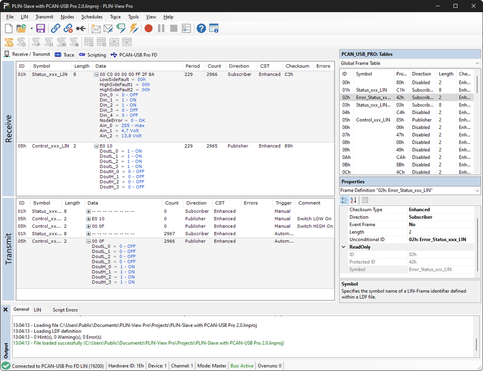 Peak PLIN-View Pro LIN Bus Monitor
